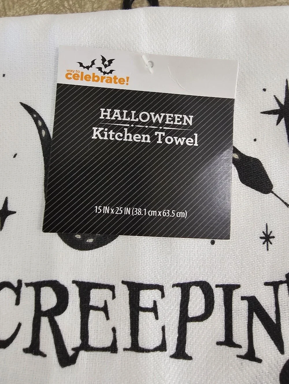 Creepin' It Real Halloween Kitchen Towel Set Of 2